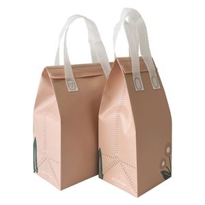 Sac d'emballage isotherme portable épais en aluminium non tissé pour café, vin, jus, boissons, thé au lait, desserts et gâteaux à emporter - Product Image 5