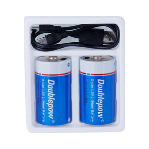 थोक <span class=keywords><strong>2</strong></span>/4 पीसी d 1.5v 7500mah प्रकार सी यूएसबी रिचार्जेबल लिथियम आयन बैटरी - Product Image 5