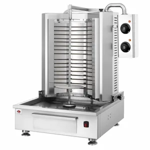 New Automatic Stainless Steel Shawarma Broiler Grill Machine Vertical Kebab Roaster Restaurant Use Commercial Electric Shawarma