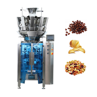 Machine d'emballage peseuse multitête verticale multifonction automatique machine à emballer chips snacks riz sucre haricots machine à emballer pesée