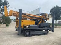 CNSW680C Foreuse hydraulique sur chenilles en acier de 680 m de profondeur avec moteur diesel Cummins et pompe à boue, vitesse de forage rapide
