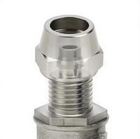 Vannes à boisseau sphérique en laiton nickelé DN15 1/2 po avec raccord rapide pour tube de 8 mm pour le contrôle de l'eau et de l'air / produits chimiques industriels