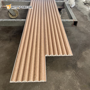 Kapalı dekoratif WPC duvar paneli su geçirmez PVC panjurlar - Product Image 5