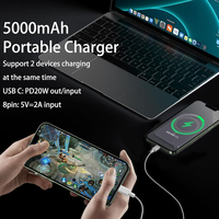 Mini Power Bank Magnétique Prix Usine 10000mAh Q9 Slim 9mm Portable 20W Charge Rapide Sans Fil