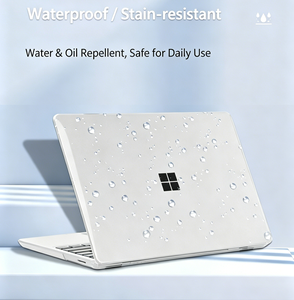 เคสแข็งใสกันน้ำสำหรับ <span class=keywords><strong>Microsoft</strong></span> Surface Laptop Go 1/2/3 7 ขนาด 15 นิ้ว ป้องกันรอยขีดข่วน เห<span class=keywords><strong>มา</strong></span>ะสำหรับธุรกิจและการใช้งานประจำวัน - Product Image 3