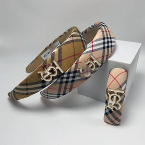 Jepit rambut gaya Korea Retro, jepit rambut spons coklat sederhana, klip peninggi modis, aksesori kepala lebar - Product Image 3