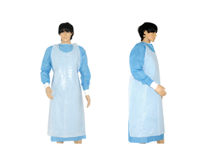 Grembiuli in Plastica Monouso Multicolore Confezionati Singolarmente Grembiule in PE Sicuro per Alimenti per Cucina, Ristorante Impermeabile OEM Novità - Product Image 4