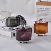 Offre Spéciale Minimaliste Organique 200ml Unique En Forme De Noël Bougie Conteneurs Bocaux En Verre Clair pour Bougies