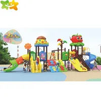 Parco di divertimenti scivolo a tubo di grandi dimensioni per bambini di plastica all'aperto per la vendita