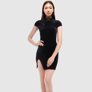 E0104TA35 Precio al por mayor de damas <span class=keywords><strong>chinas</strong></span> mujeres vestido de noche vestido Vintage - Product Image 3
