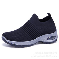 Chaussures de sport et de randonnée décontractées respirantes à coussin d'air pour femmes, grandes tailles, populaires à l'international