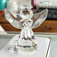 Joli modèle d'ange souvenir en cristal, pièces, pour cadeau de baptême