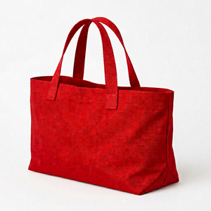 Sac fourre-tout en toile surdimensionné OEM COTTON FIELD pour femme, grand sac de week-end, de plage ou de shopping, avec logo personnalisé et doubles poignées supérieures - Product Image 2