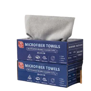 Disposable Extractive Removable Rag Dry And Wet Absorbent Dish Towel Microfiber Lazy Kitchen Car Cleaning Cloth In Box