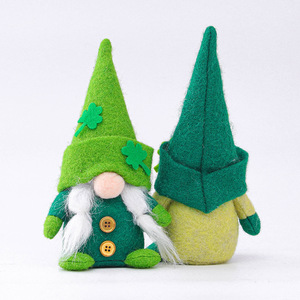 Bambola di peluche senza volto per la decorazione di gnomi di san valentino ornamenti per la casa della fattoria fatti a mano per la decorazione del giorno di san patrizio - Product Image 3