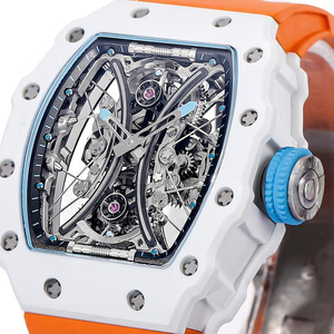 นาฬิกาข้อมือกลไกแบบโปร่งใส รุ่นท็อป Tourbillon 53-01 ดีไซน์ทันสมัย คุณภาพสูง ผลิตจากคาร์บอนไฟเบอร์ NTPT หรูหรา เหมาะสำหรับนักธุรกิจ - Product Image 3