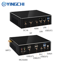Mini ordinateur de jeu 13e I7 1360P DP Type-C HD 4K/8K Win10/11 2 LAN Ethernet Port X86 Display Micro Desktop PC