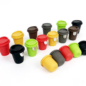 Capsules de café probiotique lyophilisées |   Gobelets individuels en plastique PP de qualité alimentaire multicolores pour le café froid - Product Image 1