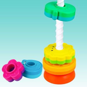 Juego de 7 Bloques de Silicona Educativos para Bebés, Juguetes Apilables para Bebés y Niños Pequeños, Entrenamiento para Comer - Product Image 1