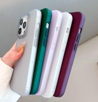 Coque de téléphone XOWO multi-couleurs en TPU, protection intégrale contre les chutes, antichoc, translucide pour iPhone 18/17/16/15/14/13/Pro/Max