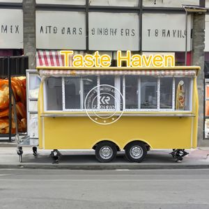 Entreprise rentable 2025, remorque alimentaire entièrement équipée, camion de nourriture mobile, kiosque de vente de tacos et de crêpes, chariot de nourriture de concession - Product Image 4