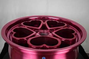 Pengzhen Sweet <span class=keywords><strong>Heart</strong></span> Polished Iceberry pink 18'' 19'' 5x112 Velg Mobil After Market untuk BMW Toyota Honda - Product Image 5
