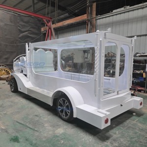Véhicule de transport spécial, cercueil électrique, voiture funéraire de luxe blanche pour cérémonie funéraire moderne - Product Image 3