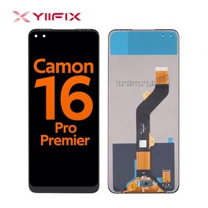 ของแท้สำหรับ tecno camon 16 <span class=keywords><strong>Pro</strong></span> PREMIER Display โทรศัพท์มือถือหน้าจอสัมผัส LCD อุปกรณ์เสริม Digitizer pantalla - Product Image 1