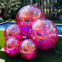 Ballons à bulles de cristal Transparent clair grandes boules gonflables en PVC brillant pour la décoration de fête fournitures de fête promotionnelles