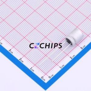 Condensador Sólido HT1E477M0810PC, Componente de Orificio Pasante (THT), D8xL10.5mm 470uF 20% 25V 3.5mm - Product Image 2