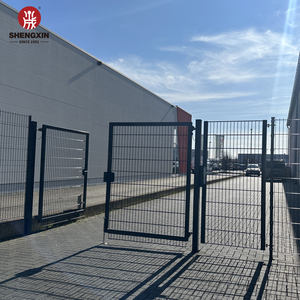 Porte <span class=keywords><strong>de</strong></span> clôture à double fil métallique-Clôture <span class=keywords><strong>de</strong></span> jardin <span class=keywords><strong>de</strong></span> type Allemagne Porte <span class=keywords><strong>de</strong></span> jardin en métal - Product Image 1