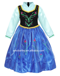Disfraz de Princesa de las Nieves Anna con Capa y Joyas para Niña, Vestido de Fiesta, Éxito de Ventas 2023 para Halloween y Navidad - Product Image 4