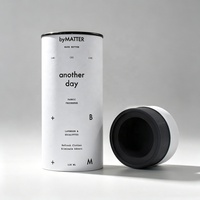 Emballage en tube de papier cylindrique imprimé sur mesure biodégradable avec insert en EVA pour flacon de spray d'huile essentielle cosmétique et parfum