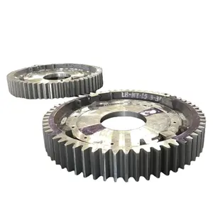 Engranaje impulsor de acero de aleación de forja no estándar de fábrica Engranajes rectos de rueda dentada grande