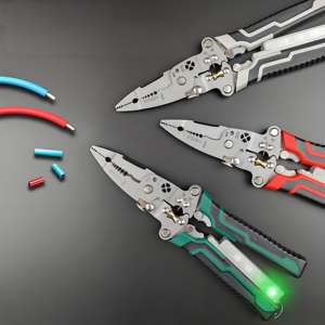 Alicate Multifuncional MYJ Dobrável com Função de Teste Ferramentas para Eletricista Cortador de Fios Alicate de Crimpagem - Product Image 3