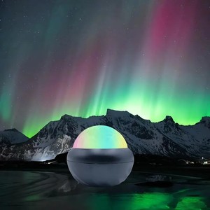 Proyector de Luz Nocturna LED con Efecto de Olas del Océano y Aurora Boreal, Control Remoto, Pantalla Negra, Ideal para Hoteles, Superventas - Product Image 4