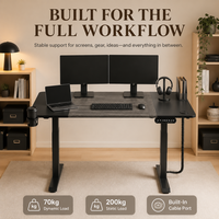 AOR Nouveau Bureau de Gaming et de Travail à Domicile Électrique Vertical, Hauteur Réglable, Charge Dynamique 70kg, Vente en Gros Fabricant