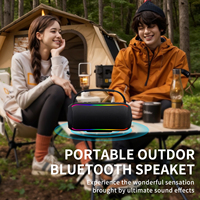 Enceinte portable sans fil Ppro8 Boombox 20W, étanche, son puissant, pour extérieur, sport, lecteur de musique, cadeau, fête, radio FM
