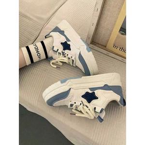 Scarpe Sportive Casual da Donna alla Moda con Suola Morbida, Soletta in PU a Forma di Stella, Sneakers Assorbenti Leggere e Confortevoli con Ammortizzazione - Product Image 4