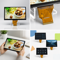 Écran LCD TFT étiré BOE de 7 pouces avec carte de contrôle d'écran tactile LVDS