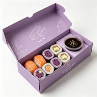 Boîte d'emballage alimentaire biodégradable, boîte pour frites de qualité alimentaire, boîte jetable pour plats à emporter, boîtes pour sushis