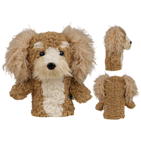 Housse de tête de golf en peluche rouge, douce, mignonne, épaisse et respirante, accessoires de golf, housses de tête d'aigle personnalisées pour le golf