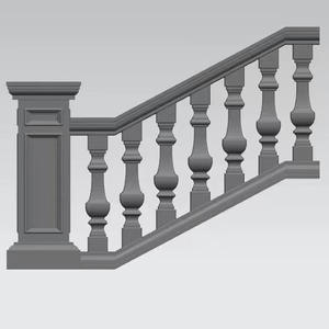 מדרגות עובש דקורטיבי מדרגות מעקות בטון מעקות מעקות מסוגננים - Product Image 6