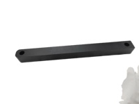 Collier de fixation en aluminium usiné CNC pour applications de brochage et de perçage, pince de bord à profil bas