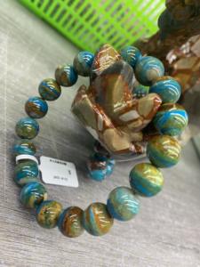 סיטונאי אופל כחול טבעי 75% הנחה צמיד קריסטל מיקס גדלים חרוזים צמיד חרוזי אבני חן לתכשיטים - Product Image 5