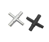 Mini clé carrée universelle 4-en-1 pour robinet |   Outil de purge de radiateur et de compteur de gaz 6/7/8/9 mm