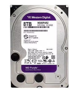ฮาร์ดดิสก์ภายในสีม่วง WD85PURZ 8TB สามารถติดตั้งในกล้องวงจรปิด NVR ได้ - Product Image 1
