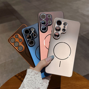 Coque de téléphone magnétique sans fil Fashion Flowing Flash avec protection d'objectif pour Samsung S25 Plus S24 S26 Ultra A37 A56 A36 - Product Image 3