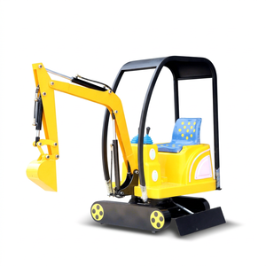 Excavatrice Électrique pour Enfants à Monnayeur, en Plastique, Jeu de Rôle avec Sons Réalistes pour Terrains de Jeux et Excavations de Sable - Product Image 1