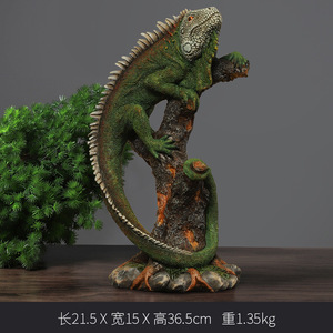 Bán Buôn Châu Âu Bắc Âu Sáng Tạo Thằn Lằn Đồ Trang Trí Nhà Phòng Khách Tủ Rượu Tủ TV Thủ Công Trang Trí Thằn Lằn Bức Tượng - Product Image 6